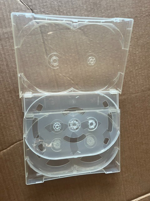 1 PCS ORIGINAL SCANAVO 31MM MULTI-9 DVD CASE SUPER CLEAR  DVD9/ONET.FREE SHIP