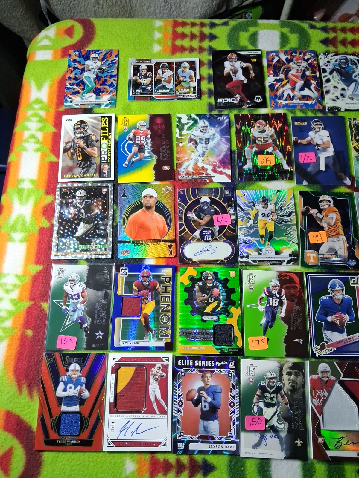 Huge NFL Lot Loaded W/ Auto, Numbered Cards, Refractors & More 80 Cards Huge NFL Lot Loaded W/ Auto, Numbered Cards, Refractors & More 80 Cards