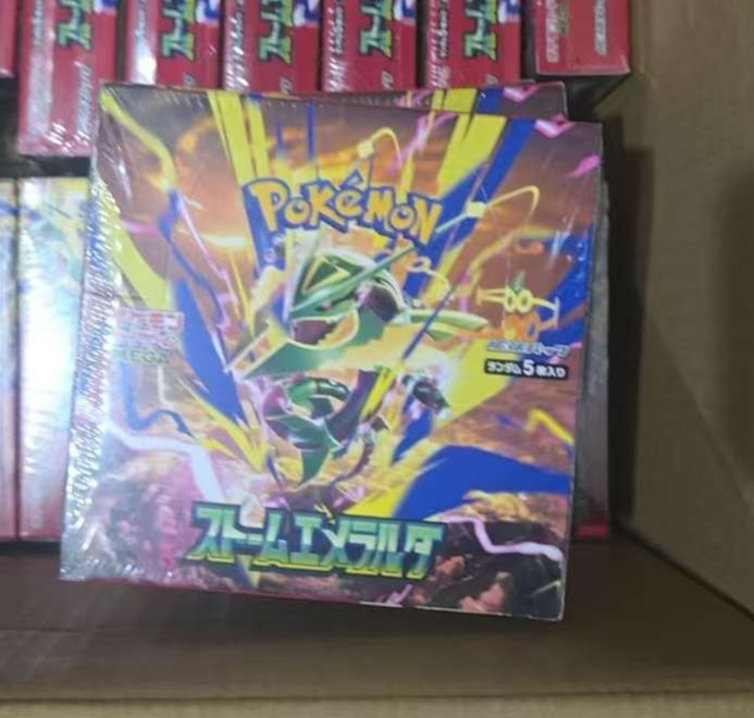 US Seller New Japanese Pokémon Storm Emerald Booster Sealed Box TCG Card US Seller New Japanese Pokémon Storm Emerald Booster Sealed Box TCG Card