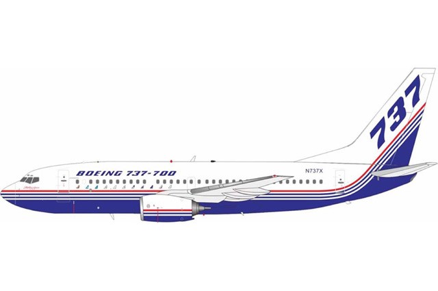 IF737737X Inflight 737-700 1/200 Model N737X Boeing IF737737X Inflight 737-700 1/200 Model N737X Boeing