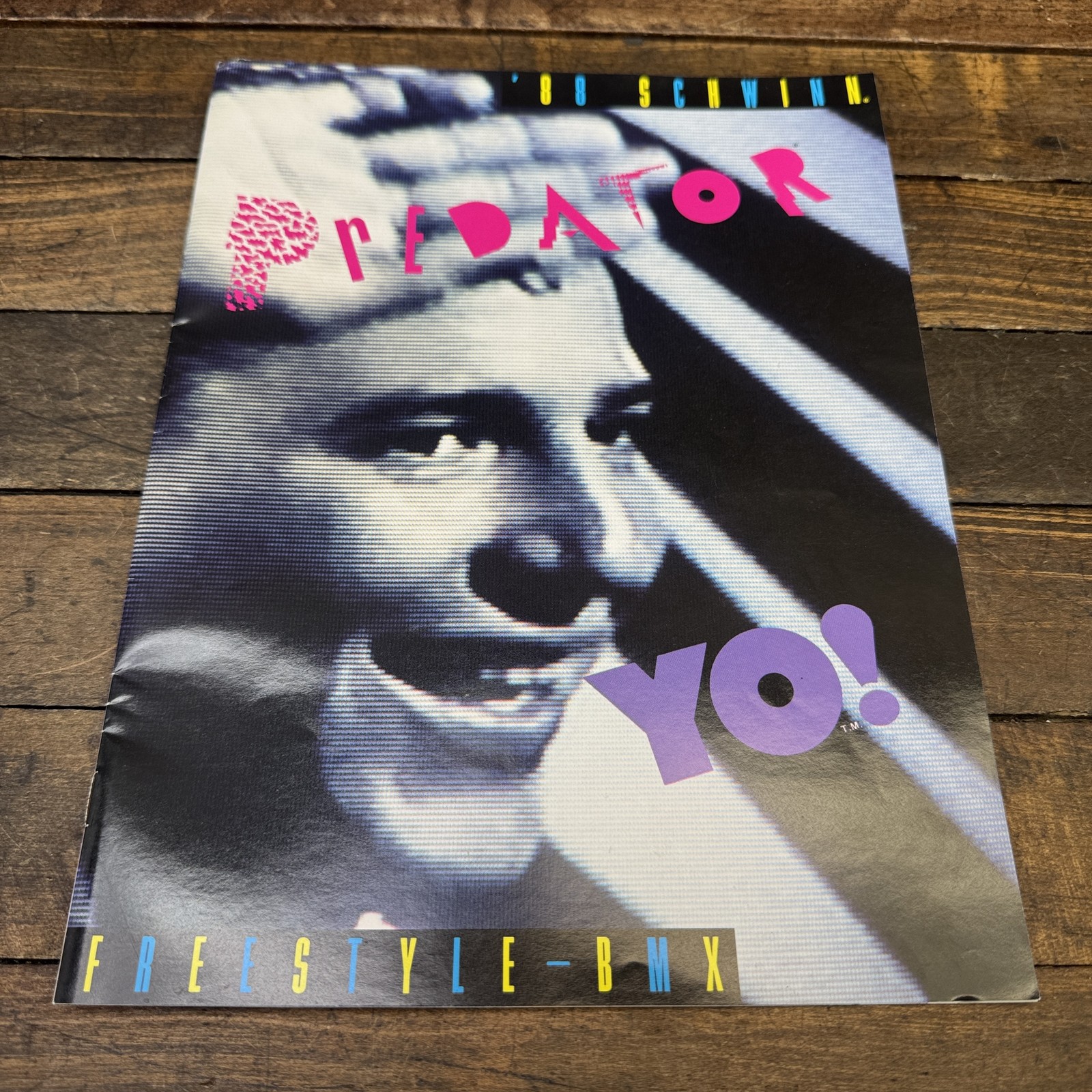 Vintage 1988 Schwinn Predator Yo Freestyle BMX Catalog Brochure 80s 88 OG