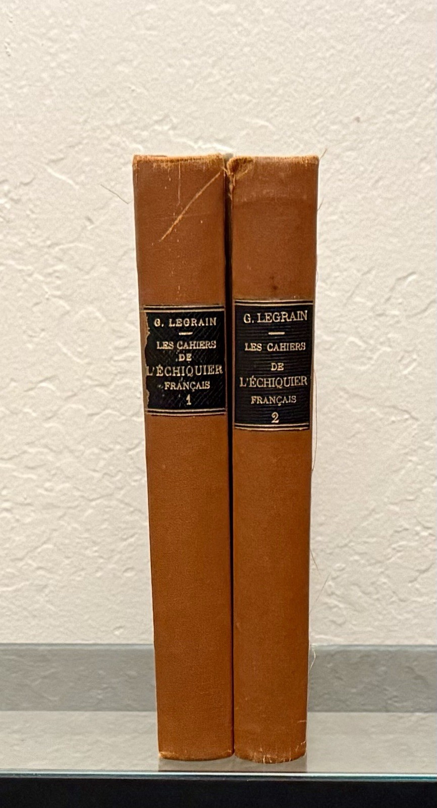 Les Cahiers De L’echiquier Francais Volume 1 & 2 by Gaston Legrain Les Cahiers De L’echiquier Francais Volume 1 & 2 by Gaston Legrain