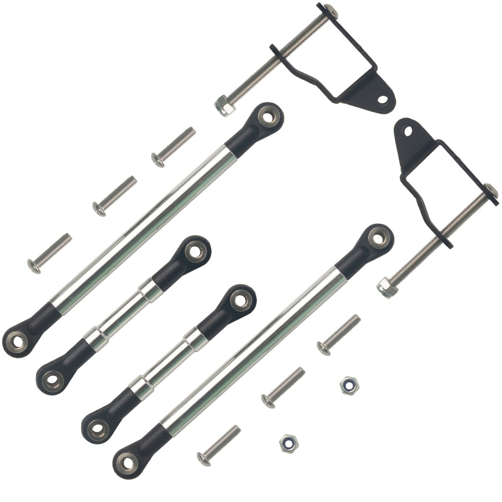Aluminum Rear Chassis Suspension Links Damper Mount For TAMIYA CC01 Pajero JEEP