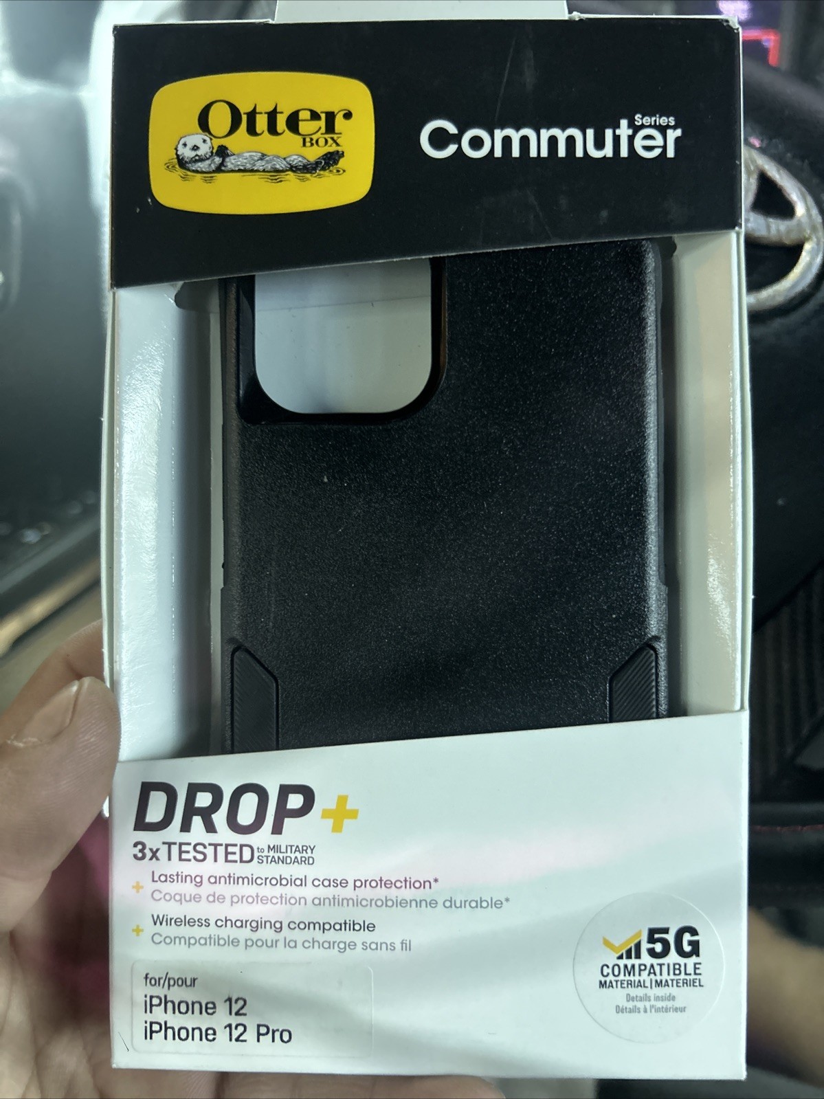 OTTERBOX 77-65405 Commuter Fitted Case for iPhone 12/12 Pro - Black