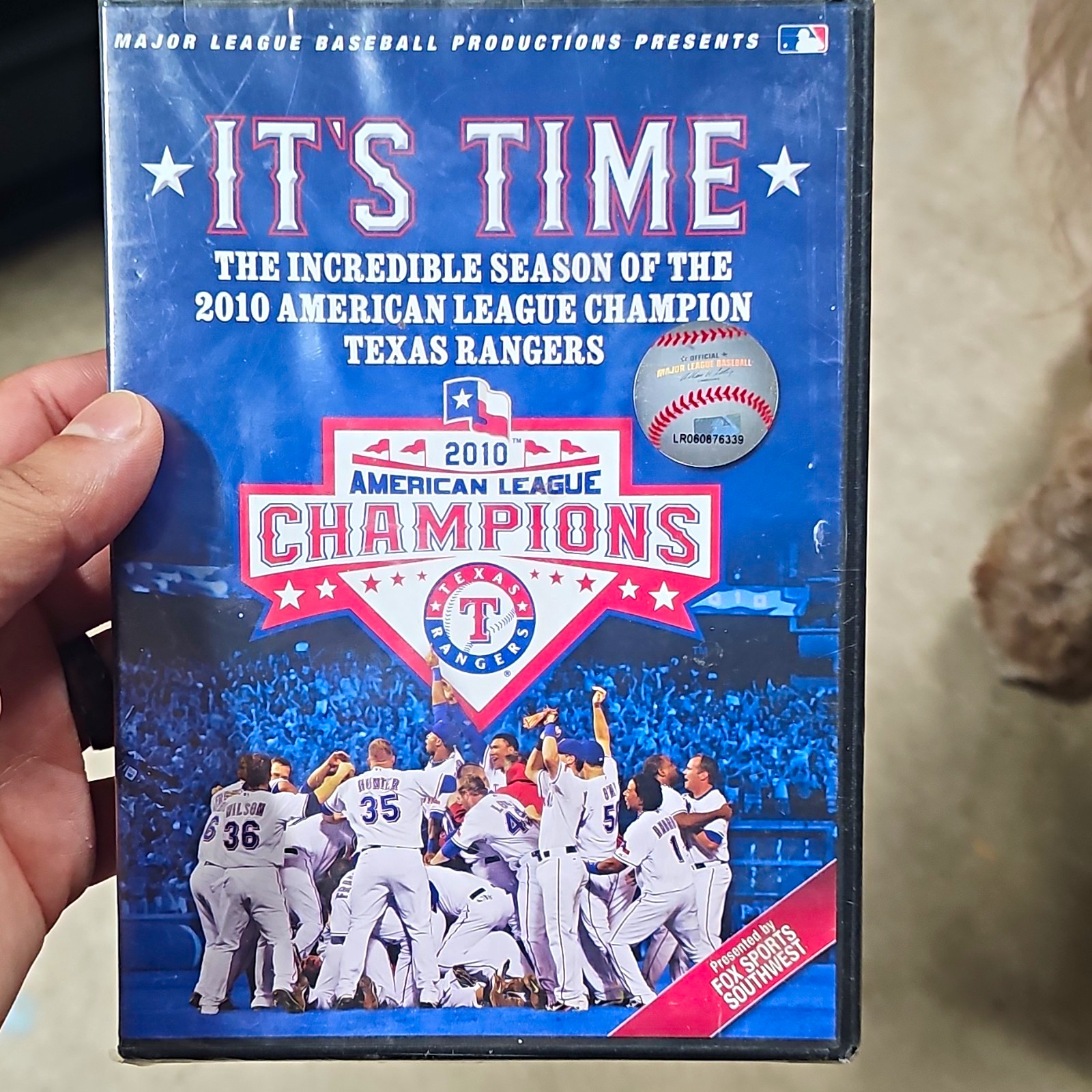 It\'s Time 2010 AL Champion Texas Rangers DVD sealed It\'s Time 2010 AL Champion Texas Rangers DVD sealed