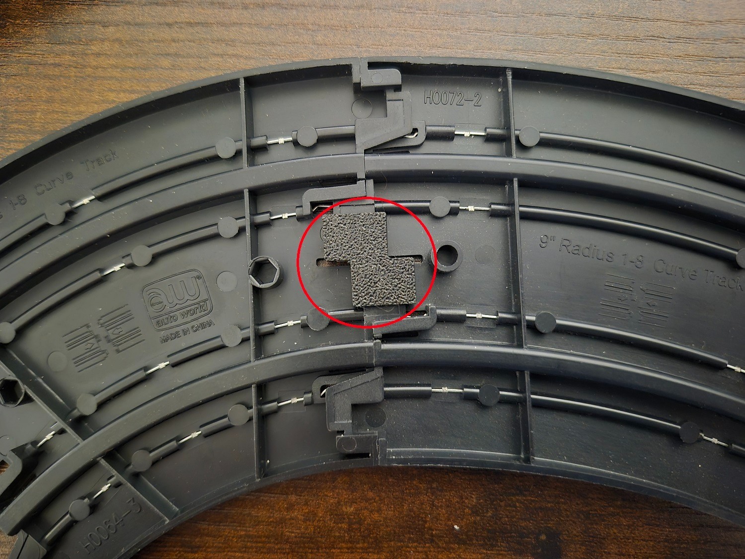 HO AFX Tomy Autoworld Single Low Profile Track Lock, ONE AMAZING TRACK LOCK