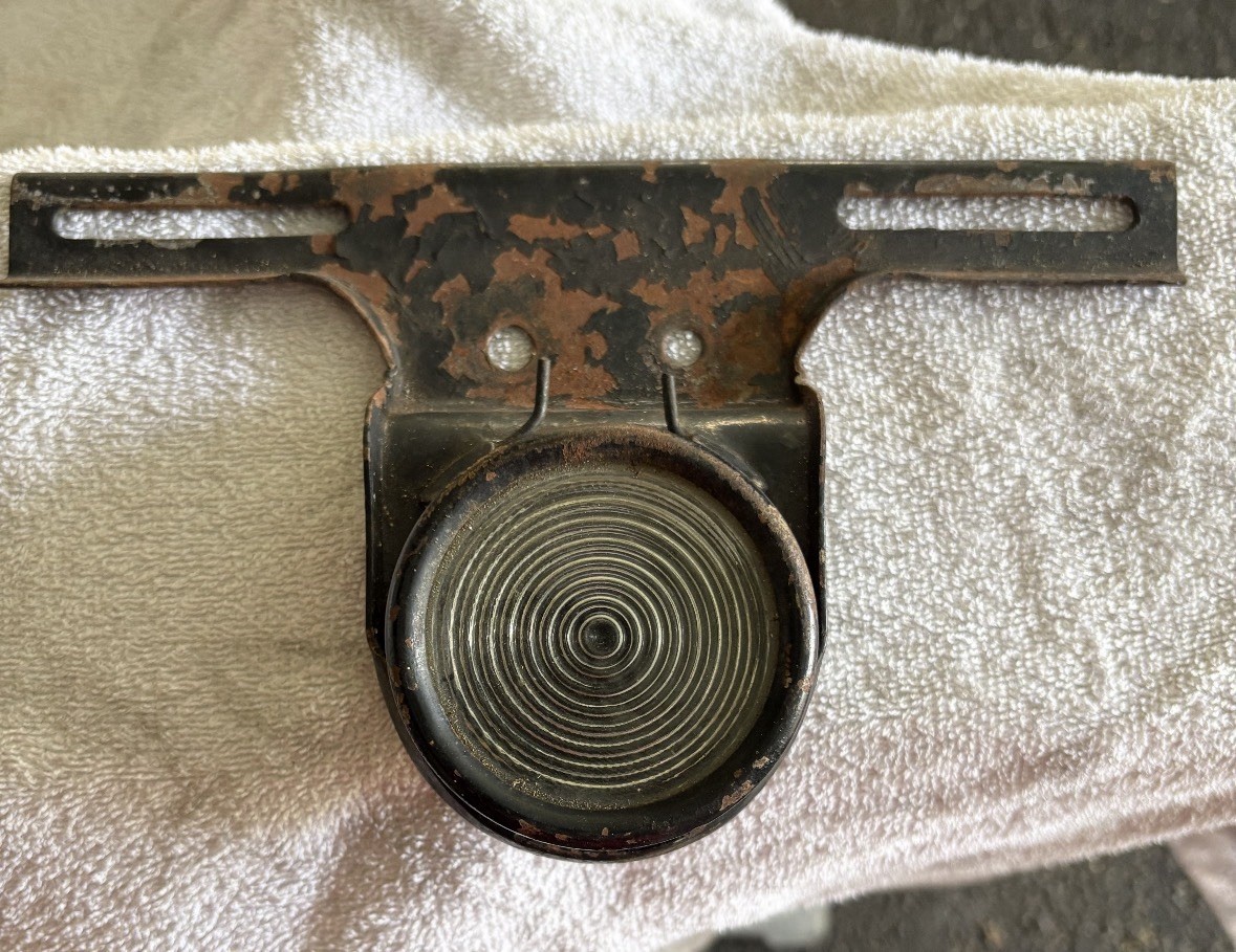 Vintage ORIGINAL 1927 LICENSE PLATE BRACKET Ford Model T Tudor Vintage ORIGINAL 1927 LICENSE PLATE BRACKET Ford Model T Tudor