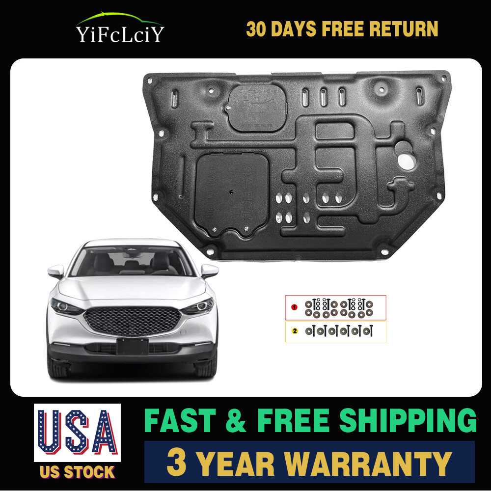 Front Engine Motor Splash Guard For Mazda CX-30 2020-2024 Engine Shield Board Front Engine Motor Splash Guard For Mazda CX-30 2020-2024 Engine Shield Board
