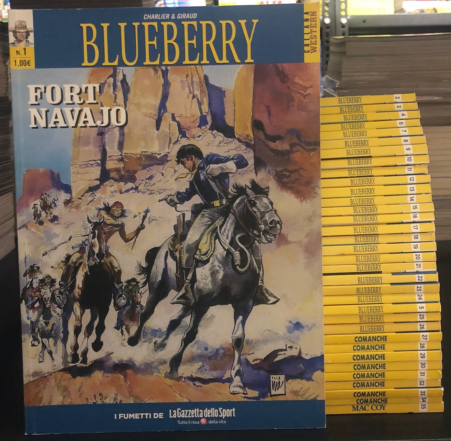 Western Necklace 1-35 - Blueberry - Comanche - Mac Coy - La Gazzetta dello Sport Western Necklace 1-35 - Blueberry - Comanche - Mac Coy - La Gazzetta dello Sport