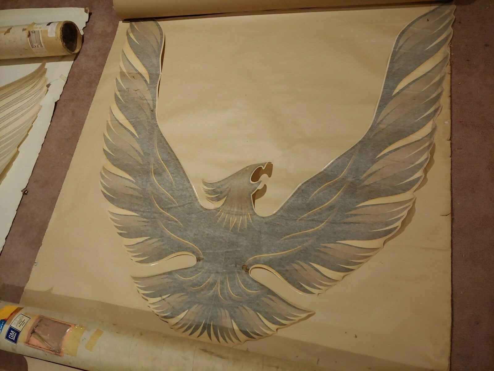 NOS 1980 Turbo TA Gold hood bird SE #2 NOS 1980 Turbo TA Gold hood bird SE #2