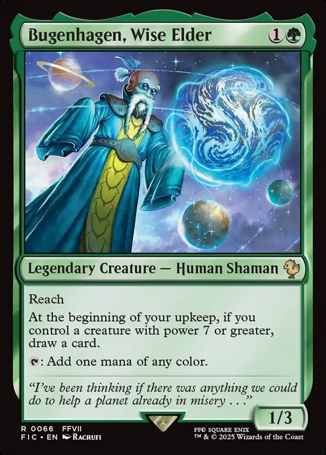 1x Bugenhagen, Wise Elder - NM - Commander Final Fantasy - SPARROW MAGIC mtg