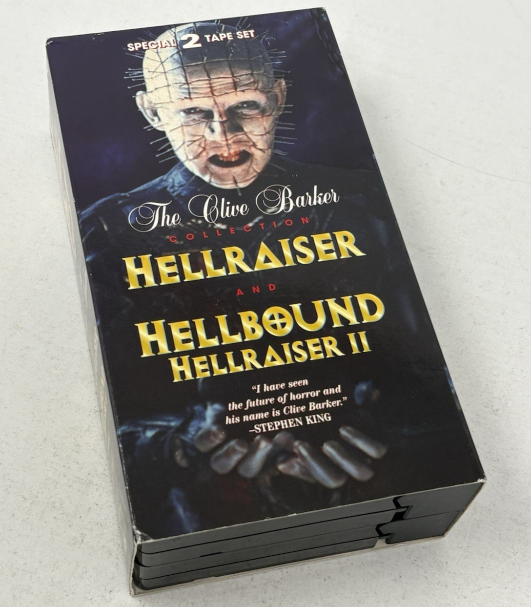 Clive Barker Collection Hellraiser & Hellbound Hellraiser II (VHS) 2 Tape Set Clive Barker Collection Hellraiser & Hellbound Hellraiser II (VHS) 2 Tape Set