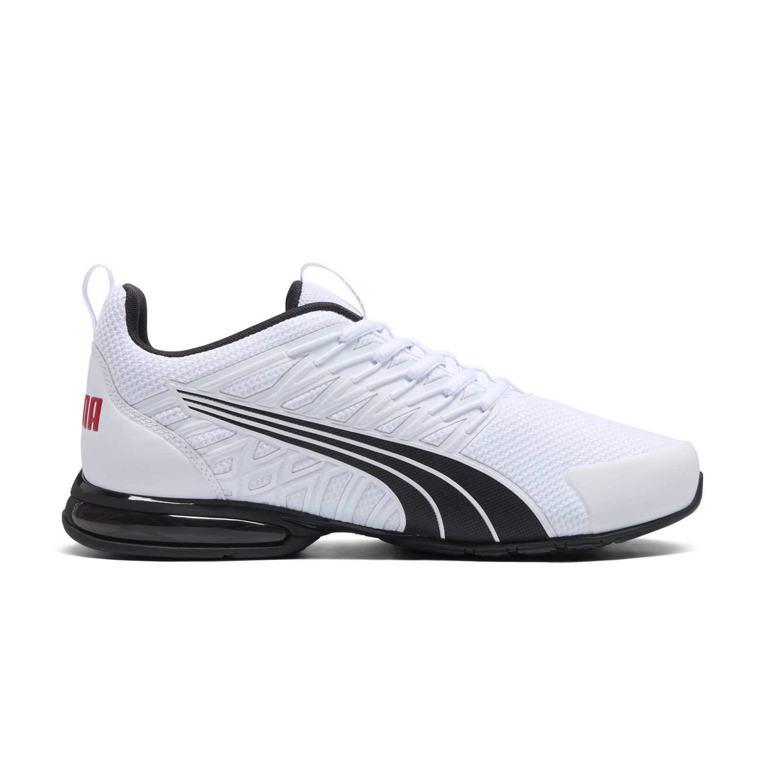 Puma Voltaic Evo 37960120 Mens White Mesh Lace Up Athletic Running Shoes Puma Voltaic Evo 37960120 Mens White Mesh Lace Up Athletic Running Shoes