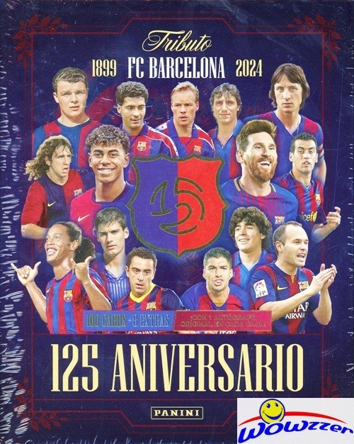 2024/25 Panini FC Barcelona Tribute 125th Anniversary Soccer HOBBY Sealed Box