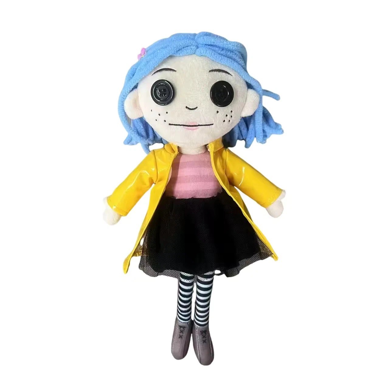 28cm Coraline Plush Stuff Cartoon Figure Kawaii Doll Soft Pillow Ugly Kids Cute