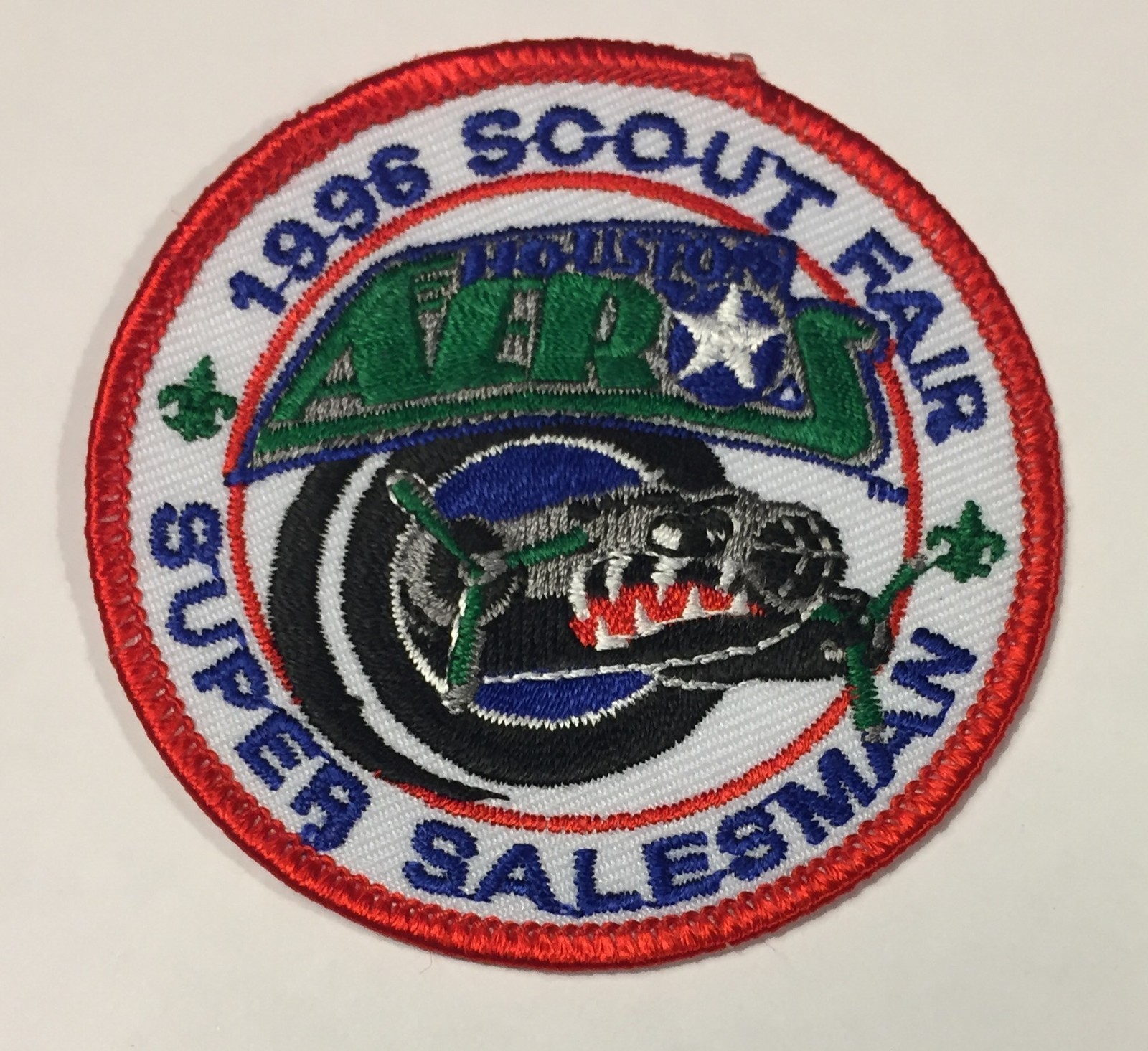 1996 Houston Texas Scout Patch Mint TT2