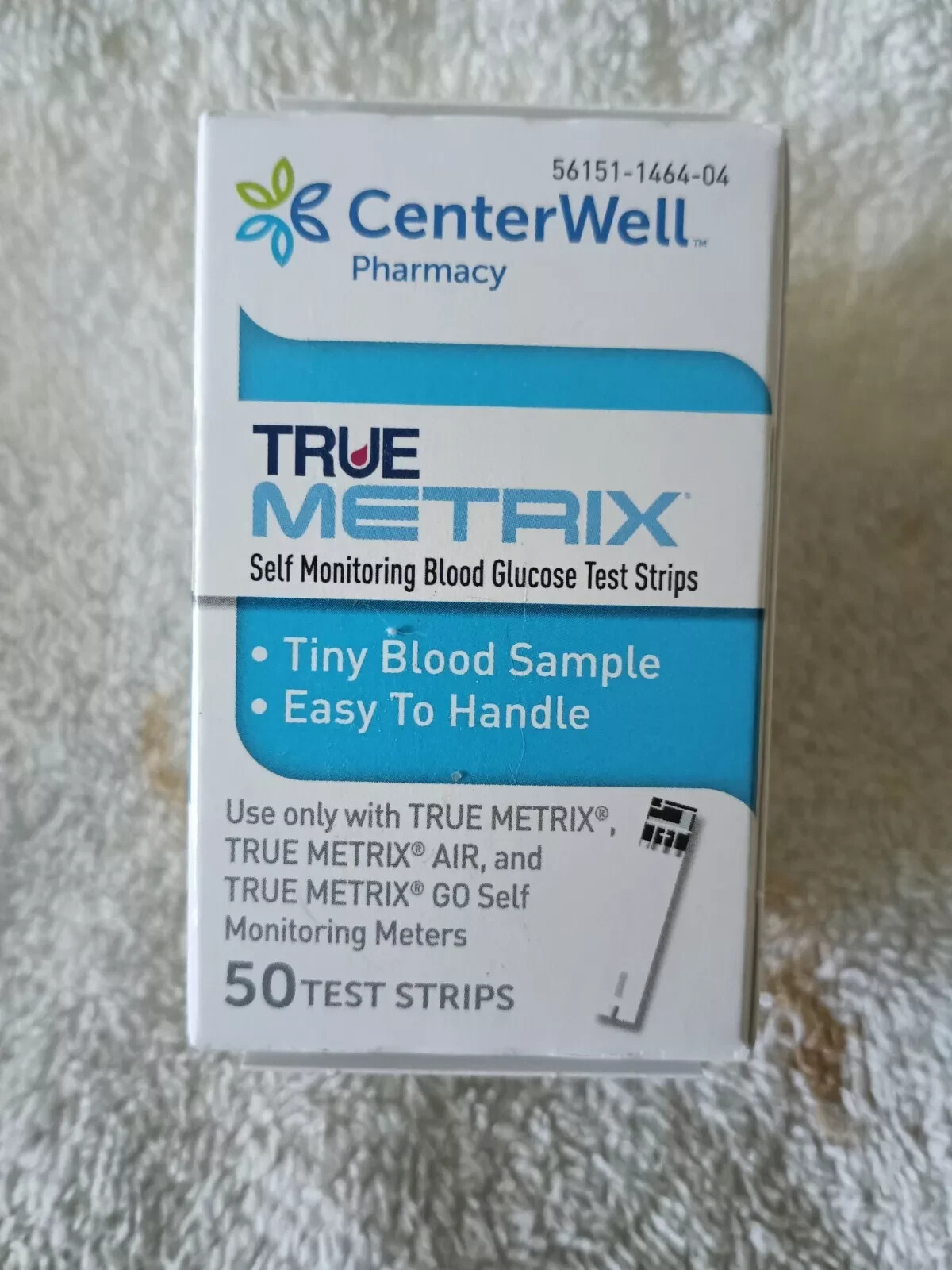 100 True Metrix/Centerwell Blood Glucose Test Strips (New, Sealed) Exp 10/2026+ 100 True Metrix/Centerwell Blood Glucose Test Strips (New, Sealed) Exp 10/2026+