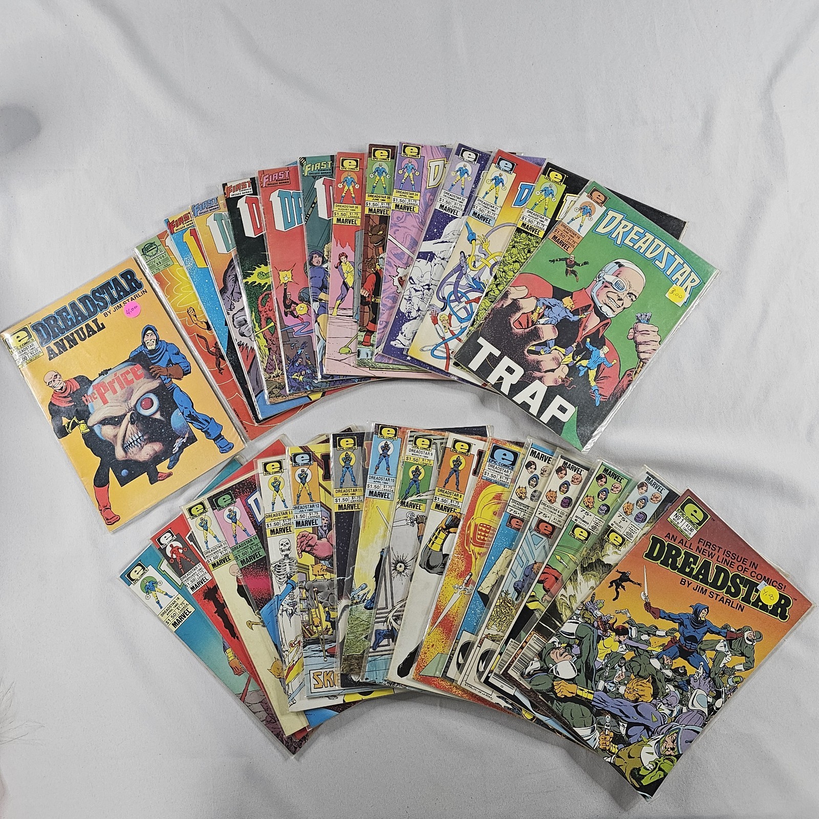 DREADSTAR 1982 Epic Marvel Comics Lot #1-33 + Annual #1 Minus #32 16 & 5 READ⬇ DREADSTAR 1982 Epic Marvel Comics Lot #1-33 + Annual #1 Minus #32 16 & 5 READ⬇