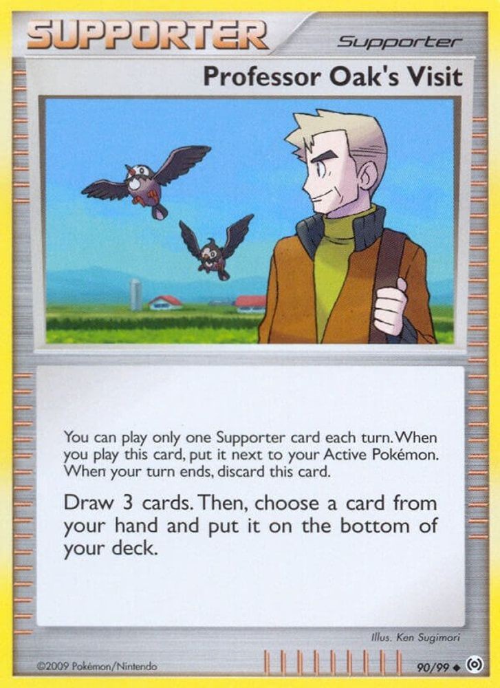 PROFESSOR OAK'S VISIT 90/99 NM POKEMON