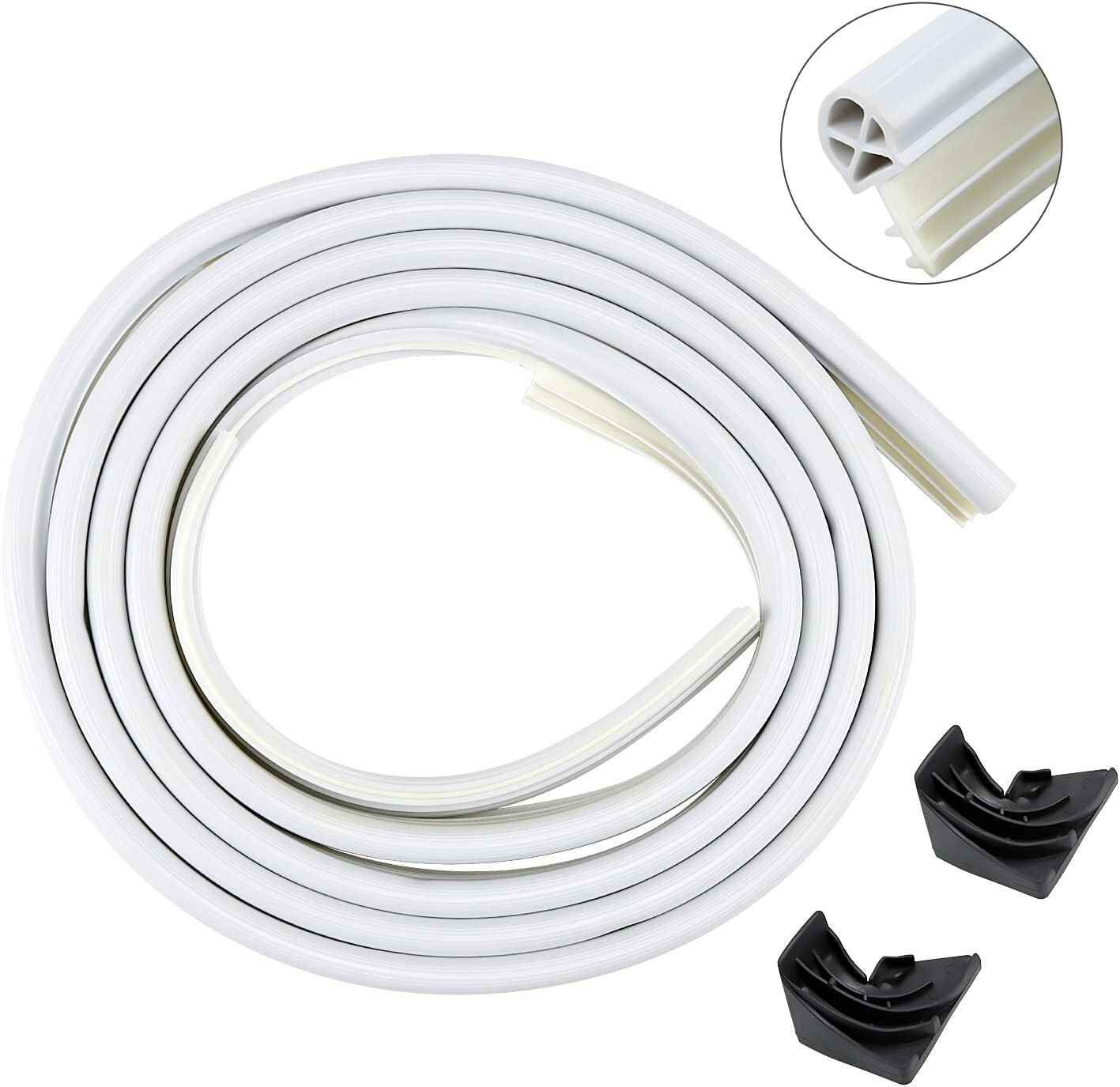 WD08X10057 Dishwasher Door Gasket Seal Kit for GE with WD8X227 & WD8X228