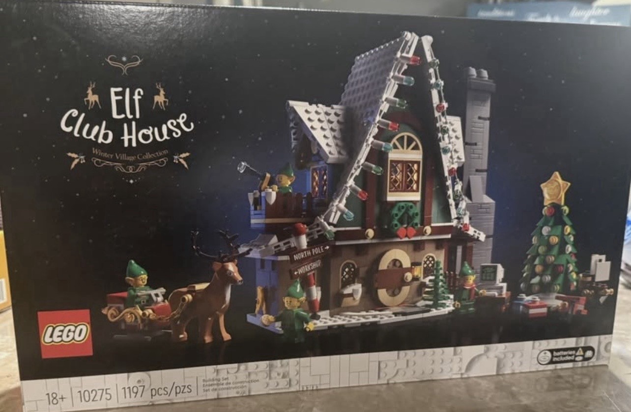 LEGO Icons: Elf Club House (10275) Brand New Sealed Retired Rare Christmas Set