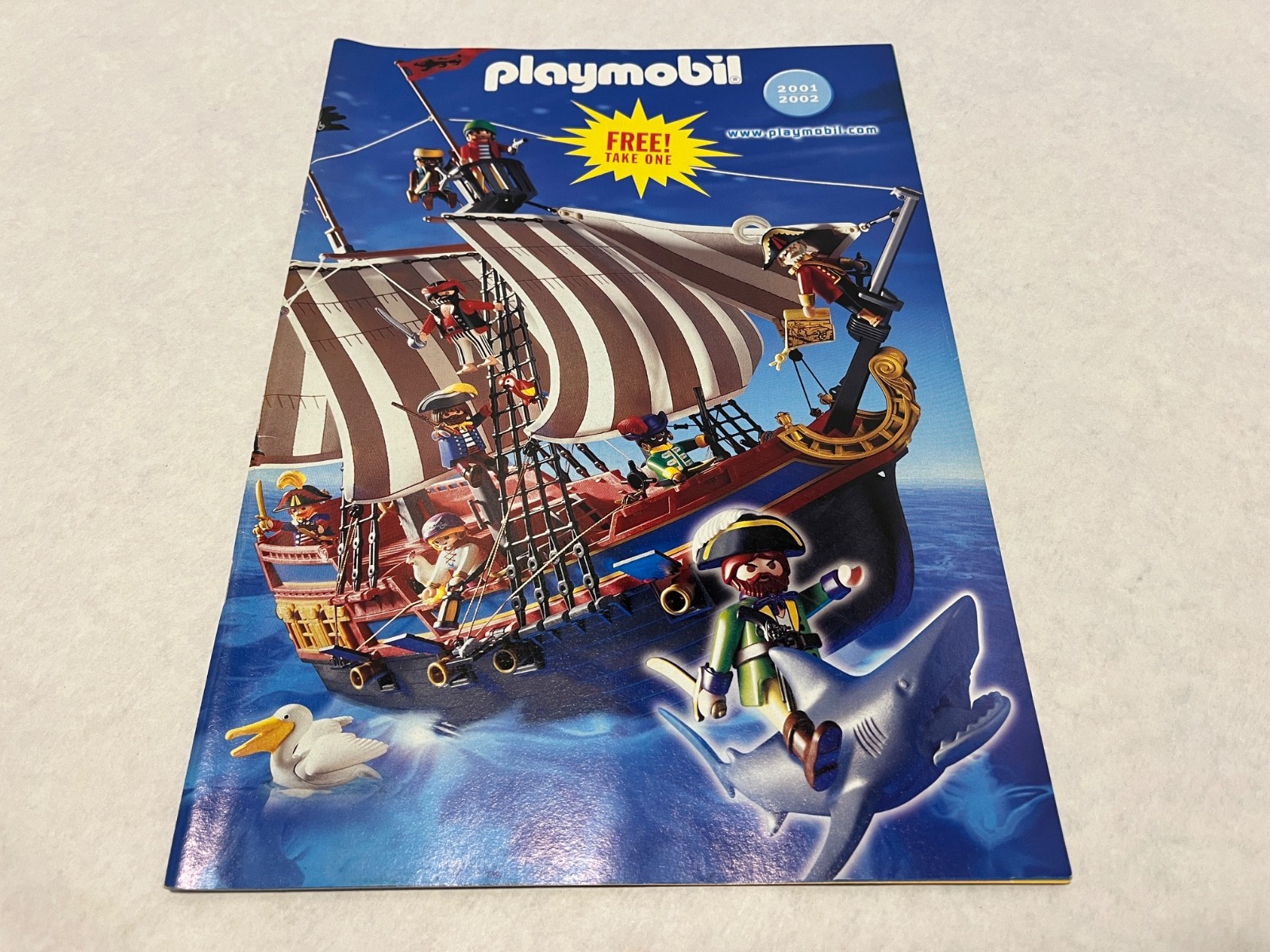 NEW 2001-2002 Playmobil Pirate Ship Catalog English Version