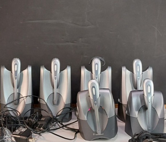 Lot-Plantronics CS55 CS50 LOT Wireless Headsets READ NOTES Lot-Plantronics CS55 CS50 LOT Wireless Headsets READ NOTES