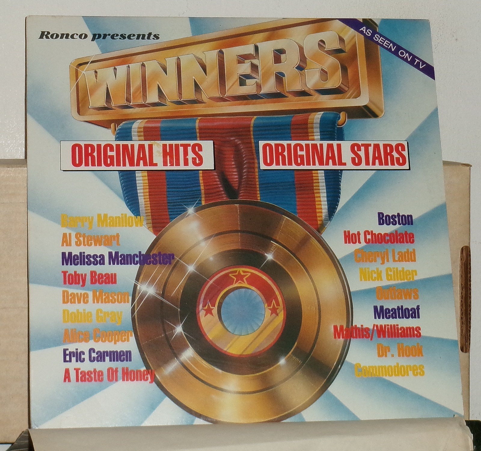 Ronco Presents Winners - 1979 Vinyl LP Record Album Ronco Presents Winners - 1979 Vinyl LP Record Album
