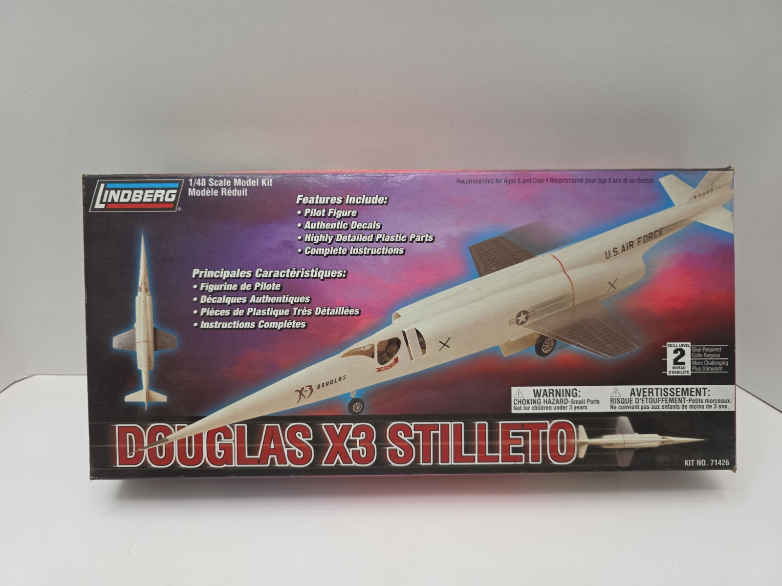 Douglas X3 Stilleto Expermental Aircraft Lindberg 1:48 *FACTORY SEALED BAGS* Douglas X3 Stilleto Expermental Aircraft Lindberg 1:48 *FACTORY SEALED BAGS*