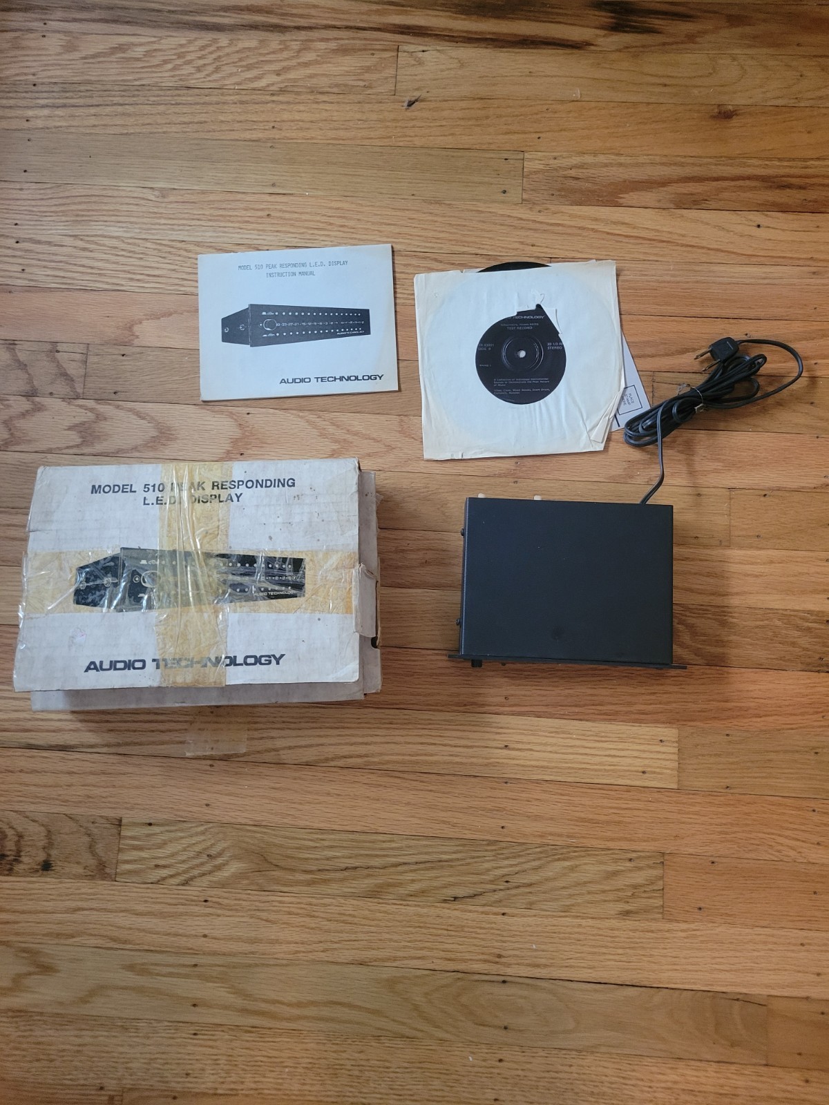 Vintage Rare Audio Technology Model #510 Series LED Display - Parts Or Repair 