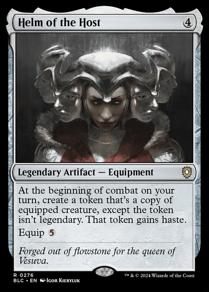 Helm of the Host 0276 Non Foil Rare Bloomburrow Commander MTG Near Mint