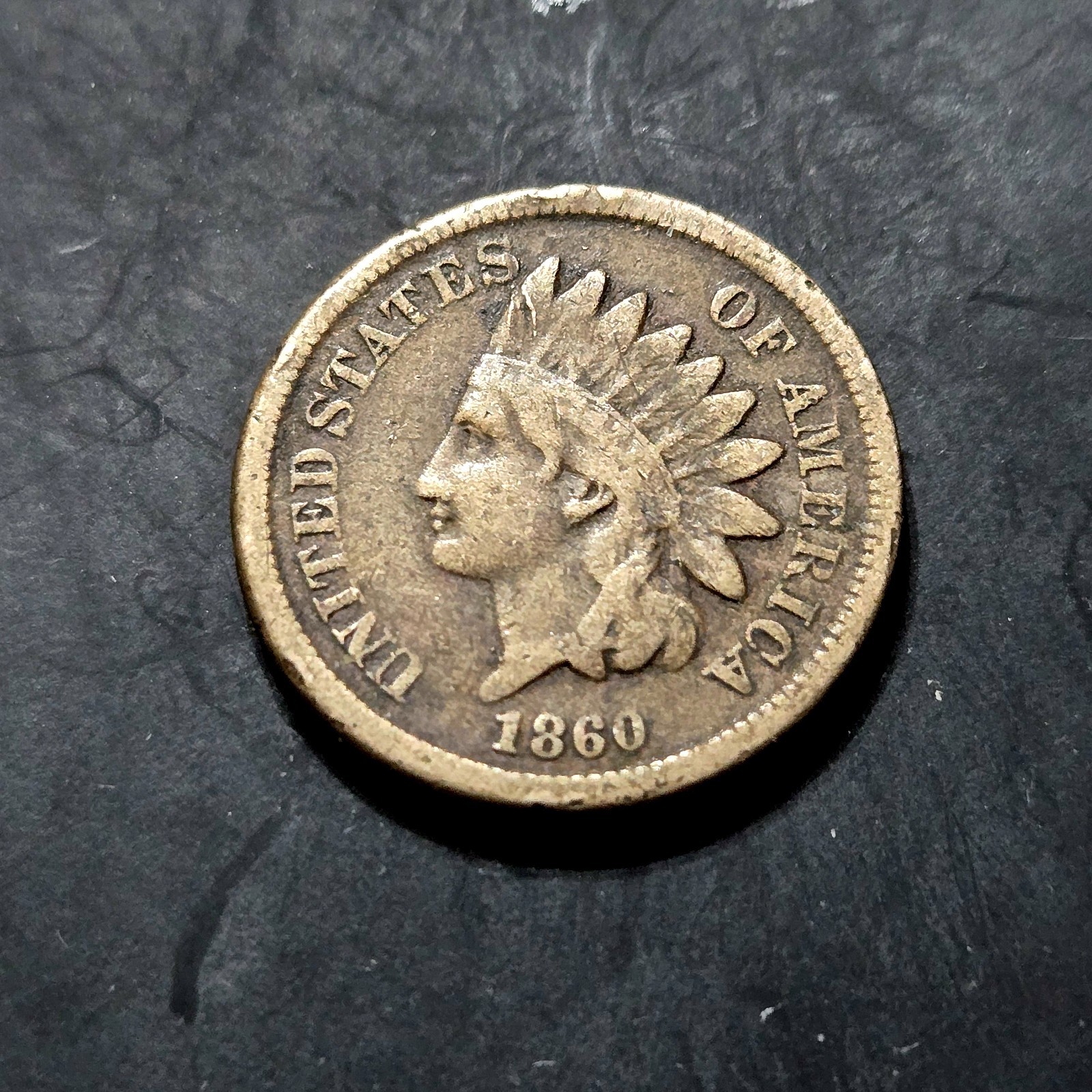 1860 Indian Head Penny, Sharp Condition 1860 Indian Head Penny, Sharp Condition
