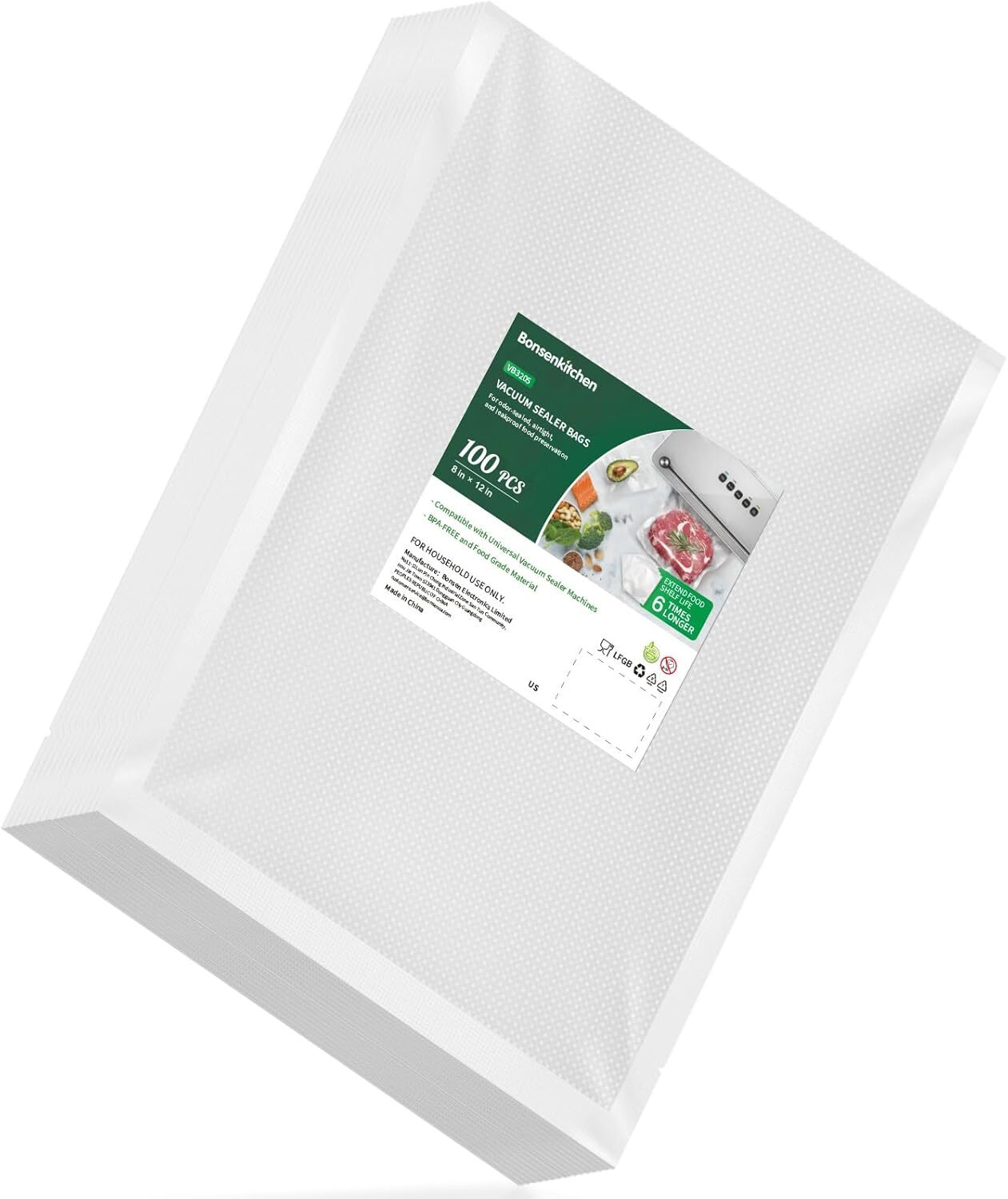 Precut Vacuum Bags 100 Quart 8\ Precut Vacuum Bags 100 Quart 8\