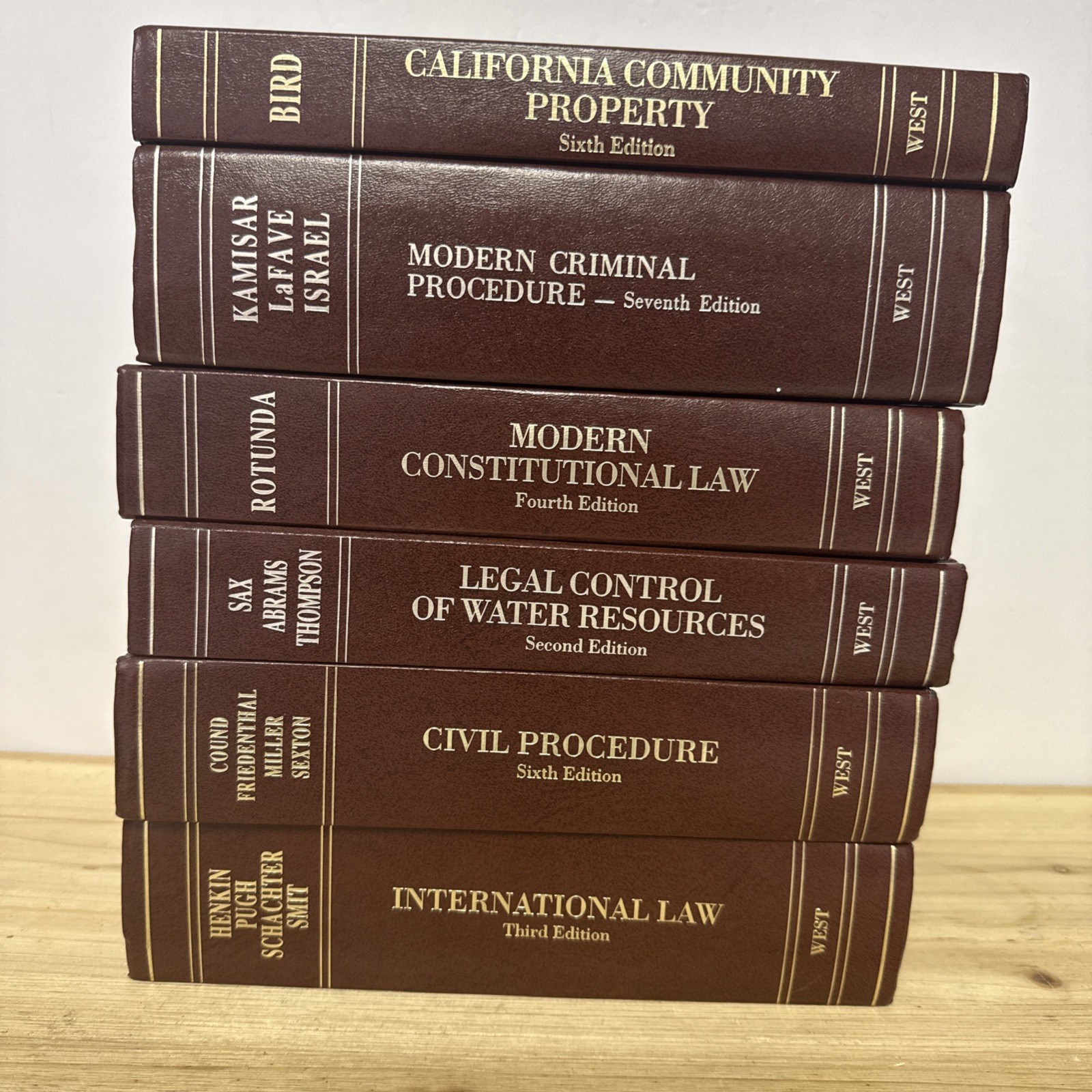 Vintage 1980s 1990s Law Books West Publishing Legal Textbooks Lot of 6 Hardcover Vintage 1980s 1990s Law Books West Publishing Legal Textbooks Lot of 6 Hardcover