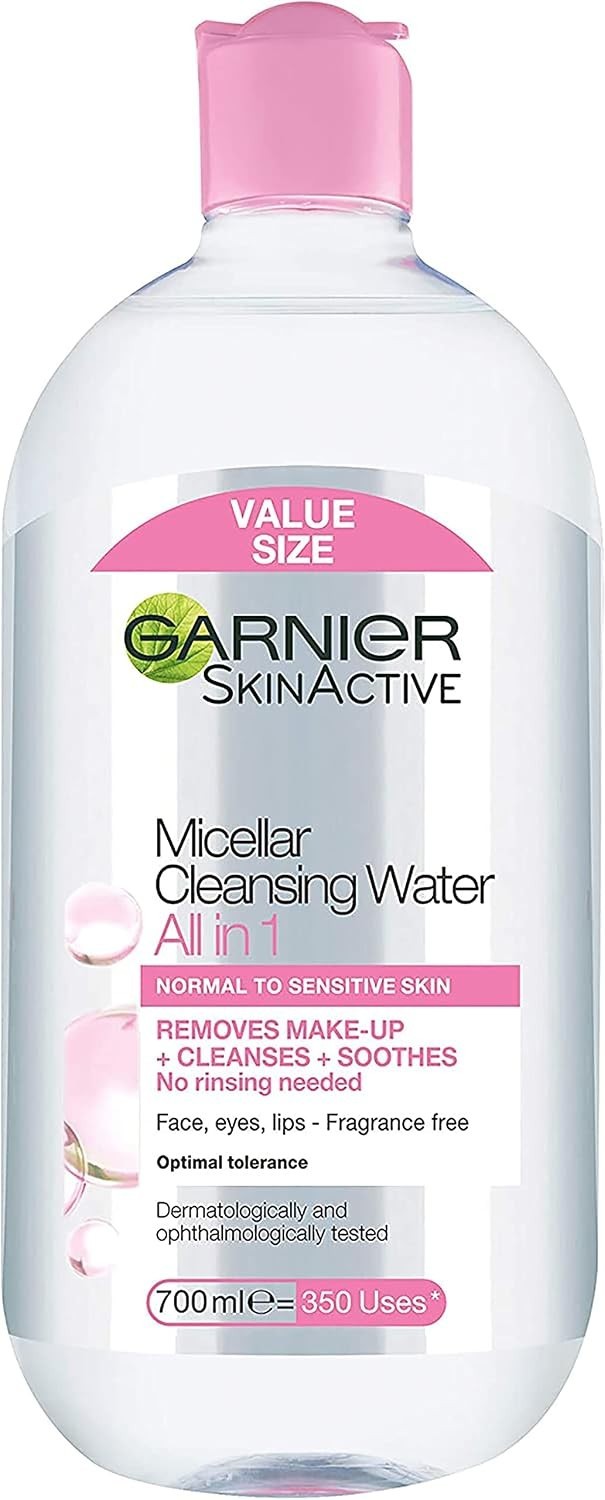 Garnier SkinActive Micellar Cleansing Water | All-in-1 Facial Cleanser & Makeup Garnier SkinActive Micellar Cleansing Water | All-in-1 Facial Cleanser & Makeup