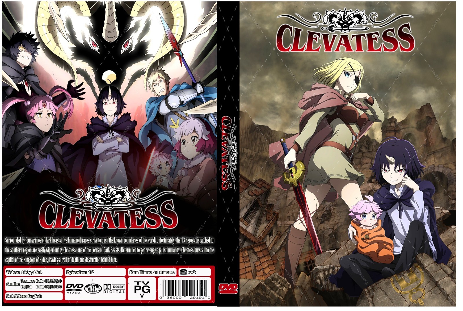 Clevatess Anime Series Episodes 1-12 Dual Audio English/Japanese