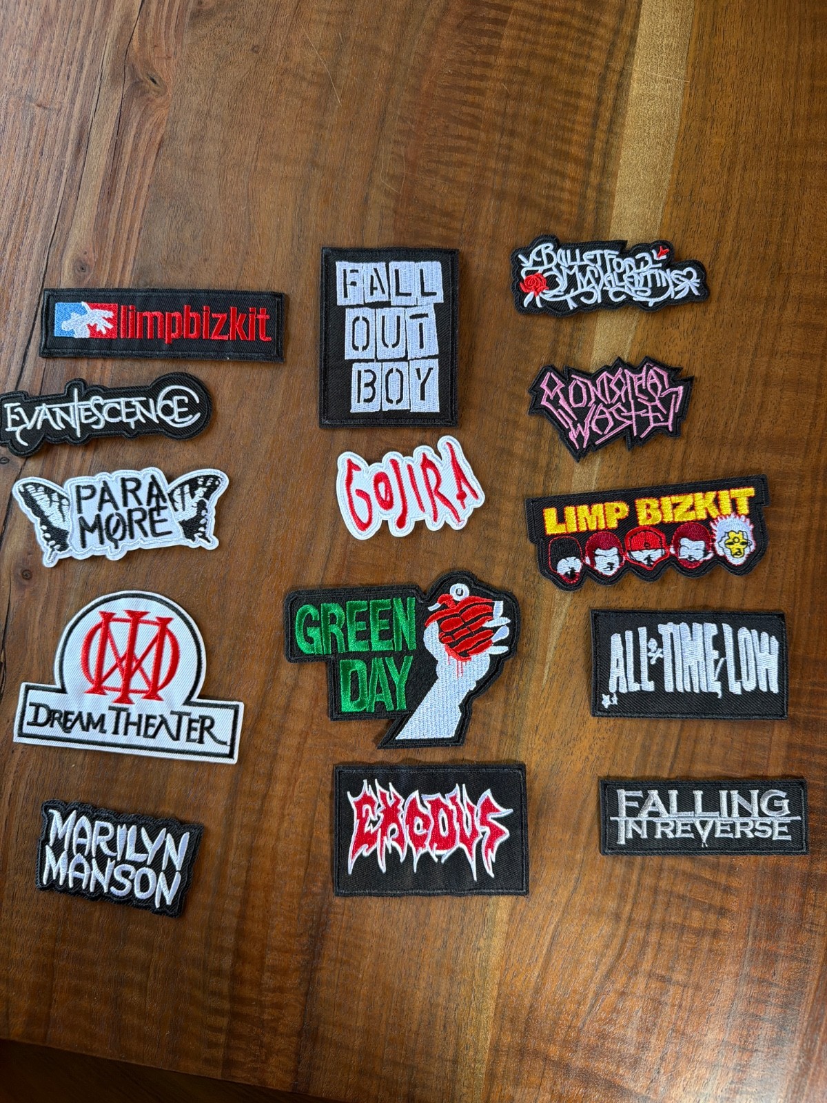 Set of 14 rock n roll patches Set of 14 rock n roll patches