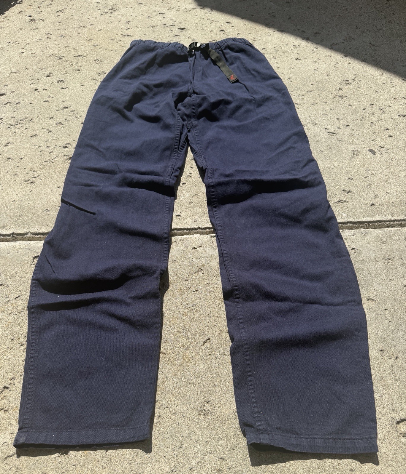 Vintage 80s Gramicci sun faded Navy baggy Pants Adjustable size 22-36 Vintage 80s Gramicci sun faded Navy baggy Pants Adjustable size 22-36