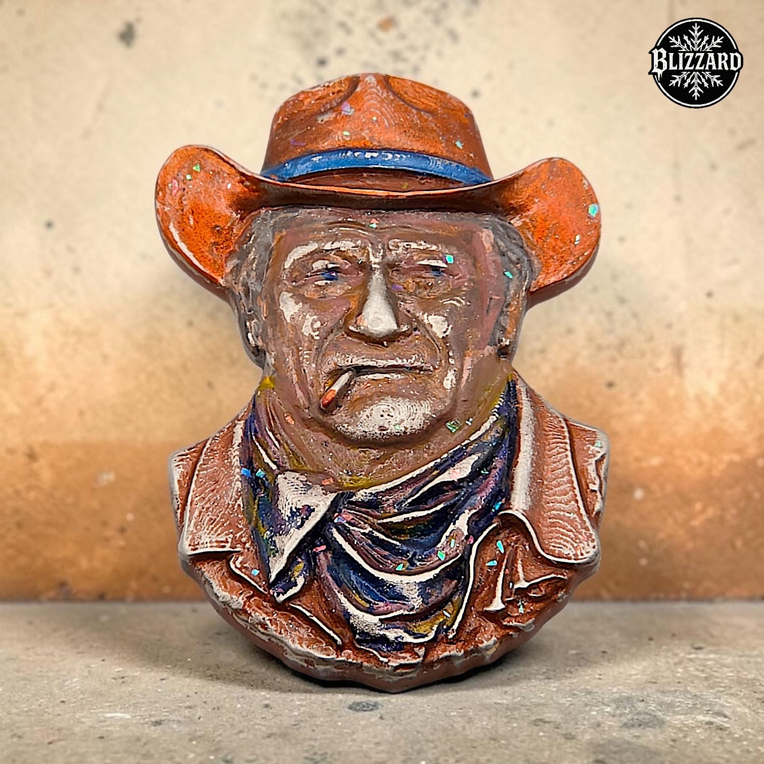 RIB Metals Little Duke Large 2.97 ozt .999 Silver 1/1 Custom Enameled #1/9 + COA