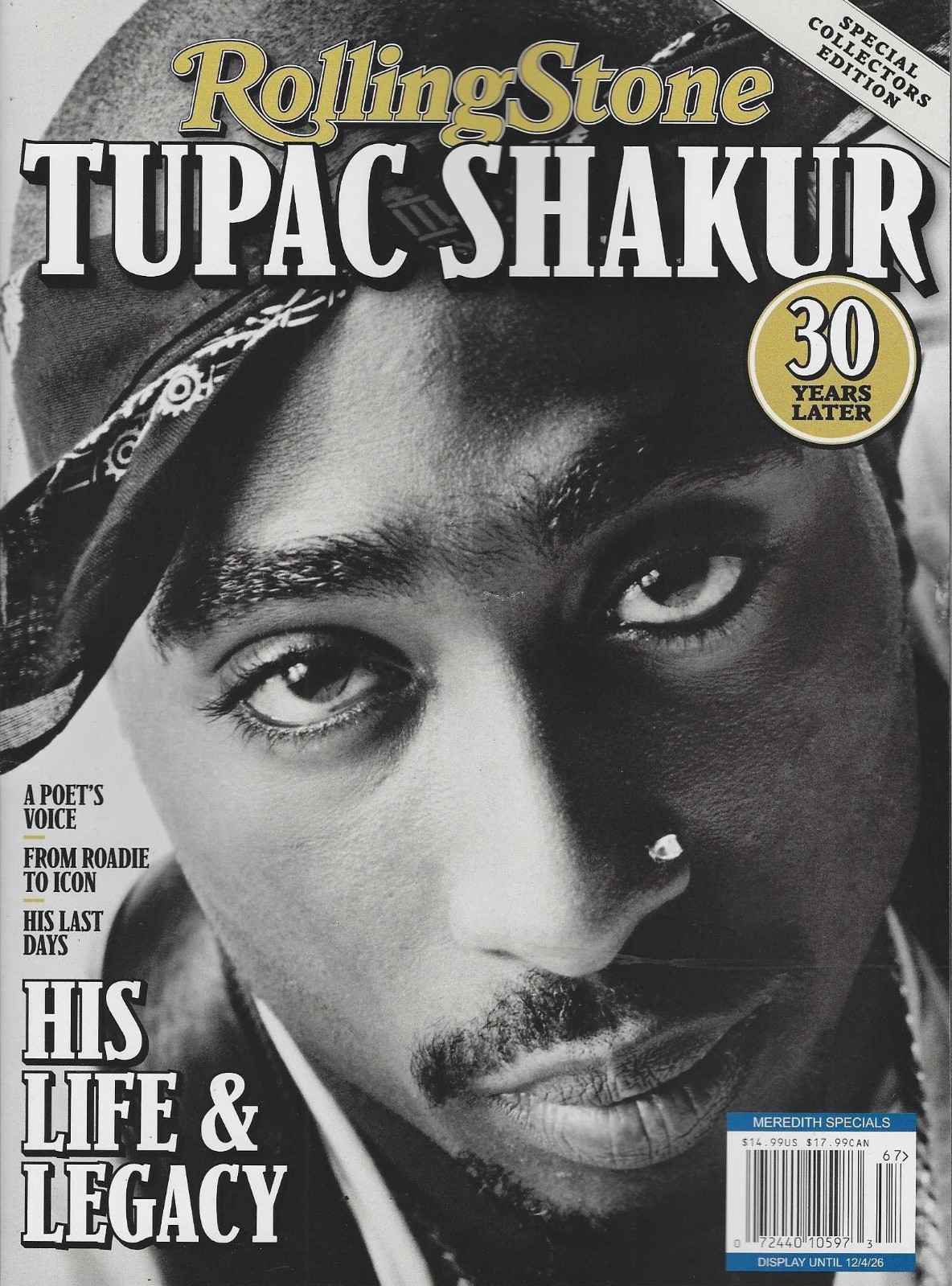 Rolling Stone Magazine 2026: Tupac Shakur Rolling Stone Magazine 2026: Tupac Shakur