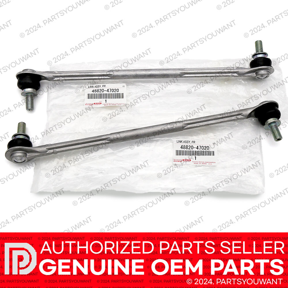GENUINE Toyota Prius CT200h OEM Front Stabilizer Sway Bar Link 48820-47020 SET