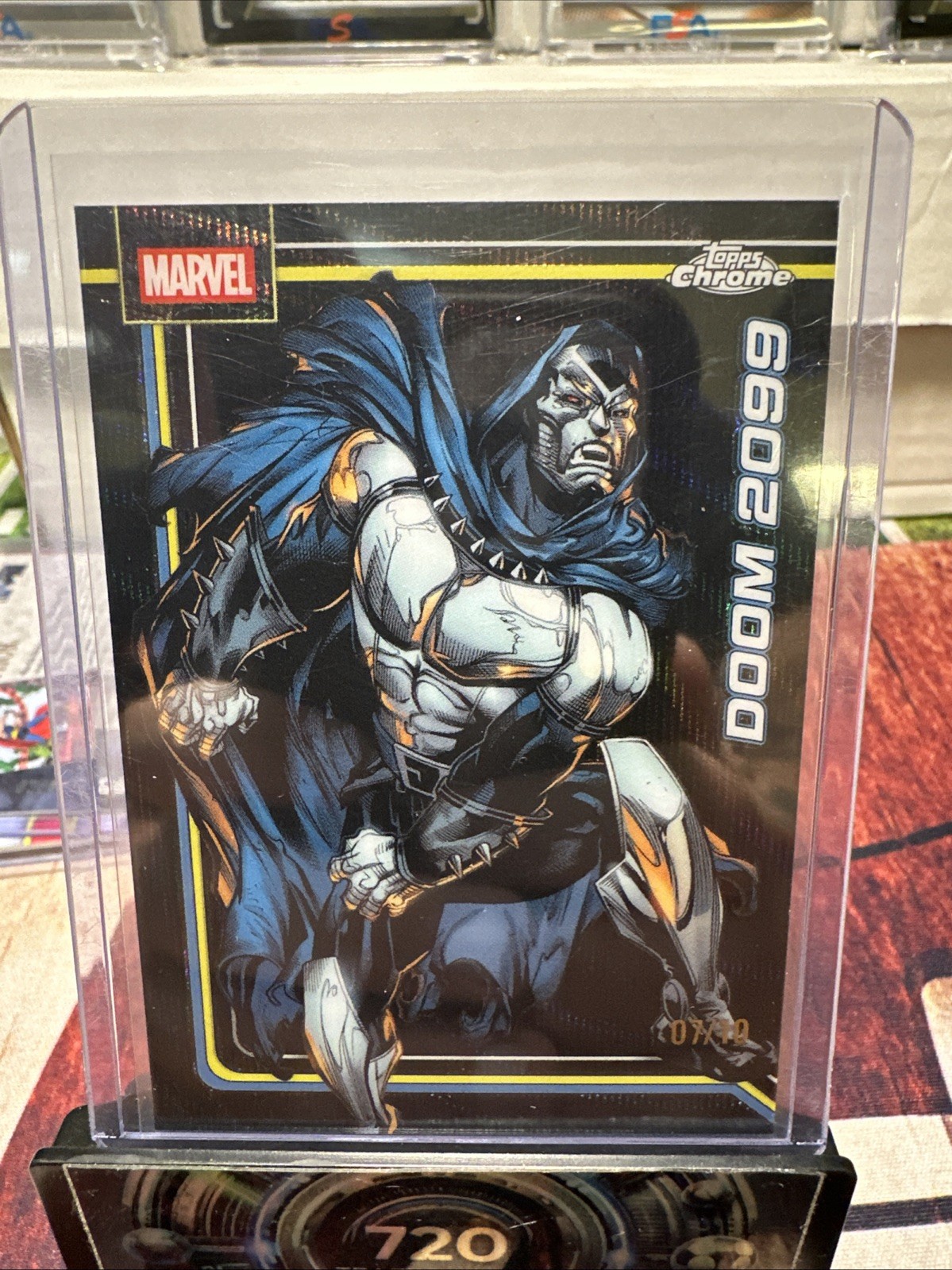 2026 Topps Chrome Marvel Comics, Doom 2099 #112 Black Refractor /10