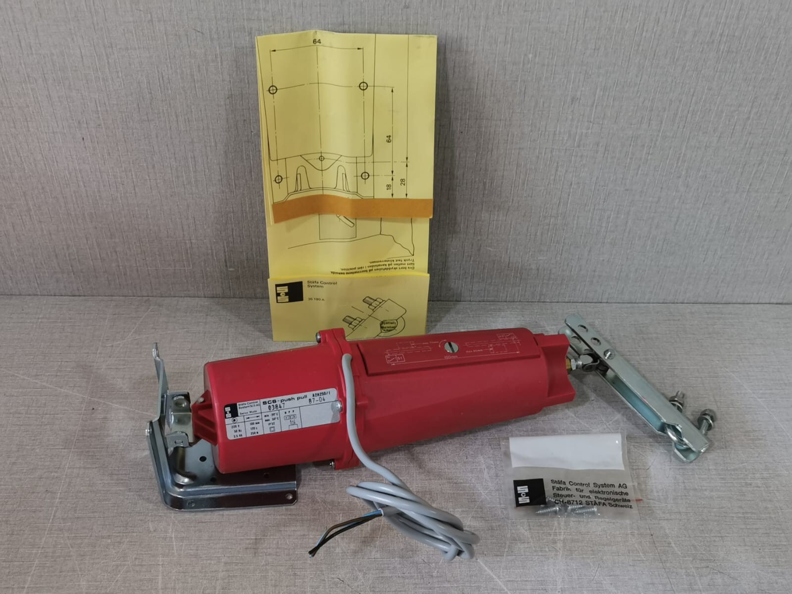 Stafa Control System SCS-Push Bull A2H250/I 220V, 50hz, 3.5VA