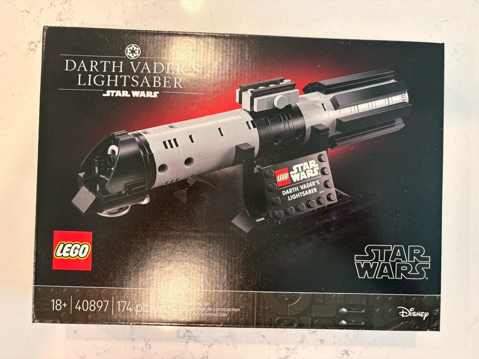LEGO 40897 Darth Vader’s Lightsaber GWP Star Wars Brand New and Factory Sealed LEGO 40897 Darth Vader’s Lightsaber GWP Star Wars Brand New and Factory Sealed
