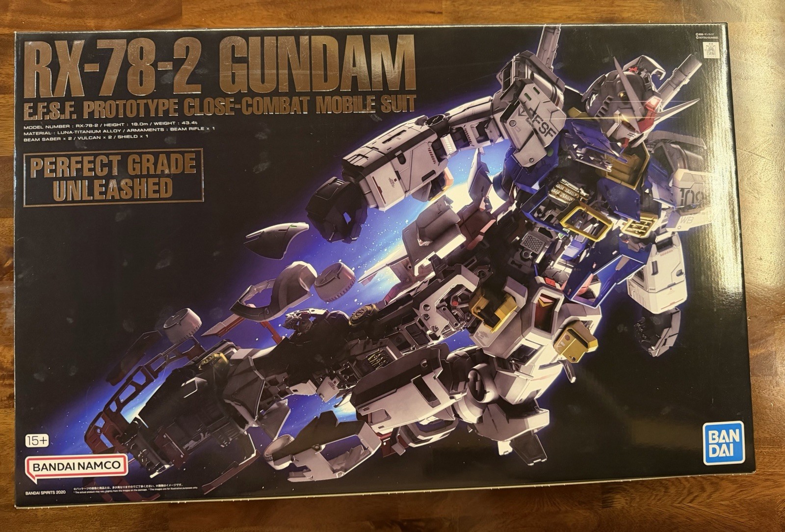 Bandai PG 1/60 RX-78-2 Gundam Perfect Grade Unleashed Model Kit Bandai PG 1/60 RX-78-2 Gundam Perfect Grade Unleashed Model Kit