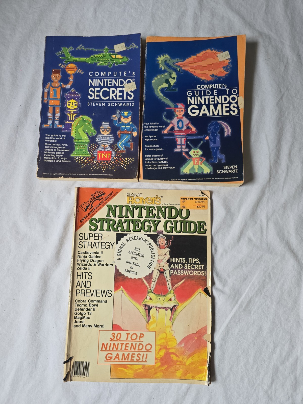 Vintage 1988-1990 Game Player\'s NIntendo Secrets Strategy Guide Buyer\'s Guide 