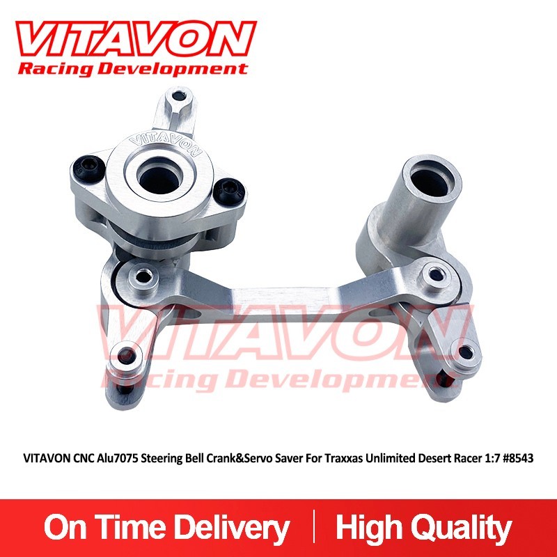 Vitavon UDR CNC Alu 7075 Steering Bell Crank&Servo Saver For Traxxas UDR 1/7
