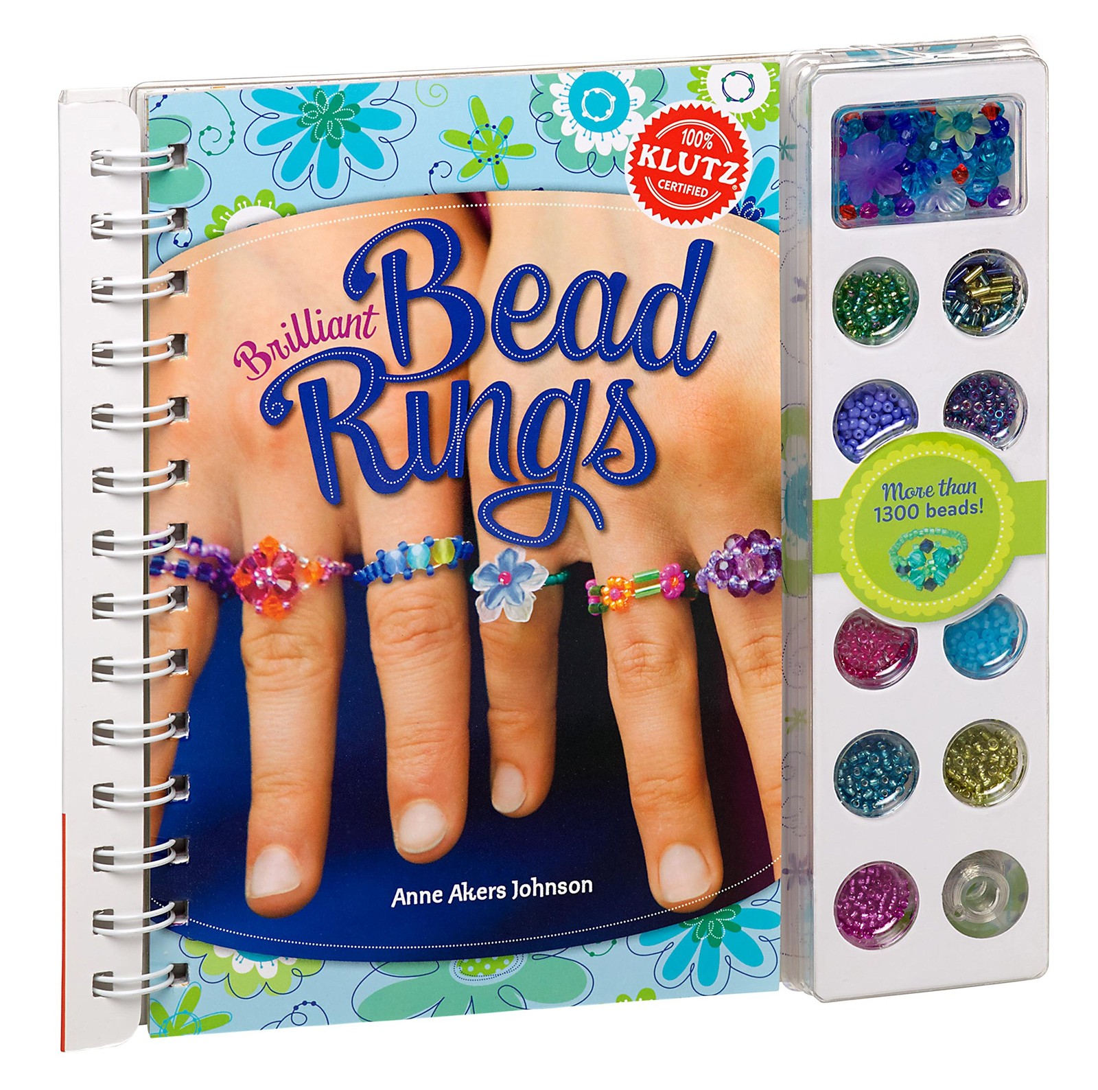 Klutz Brilliant Bead Rings Book Kit - spiral_bound Johnson, Anne Akers