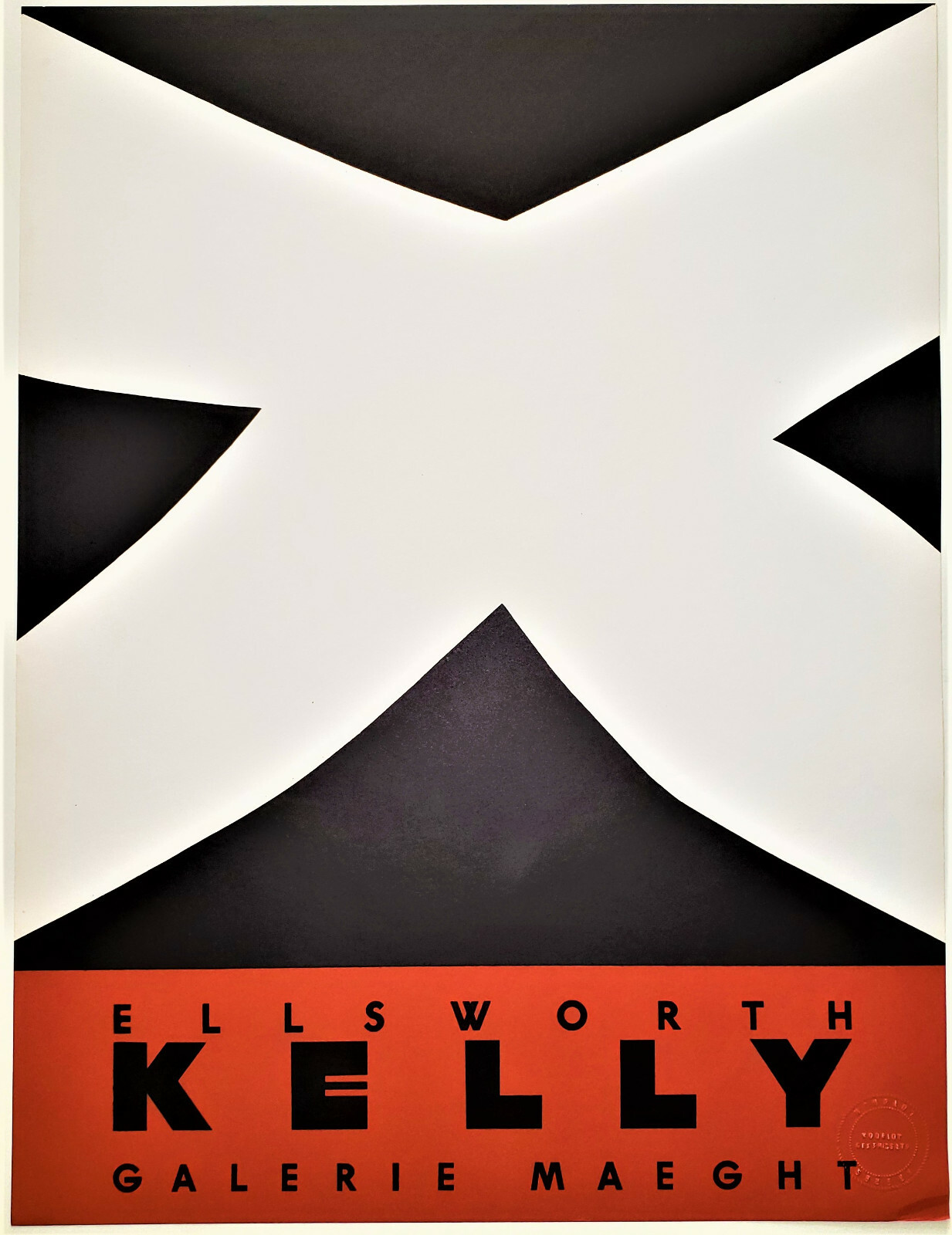 ELLSWORTH KELLY Original LITHOGRAPH Galerie Maeght MOURLOT Paris CHOPMARK