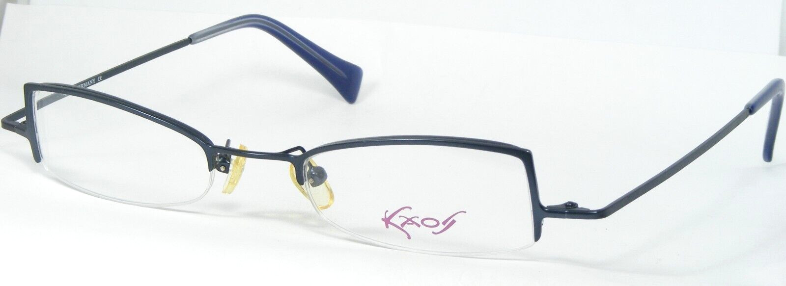 Vintage KAOS FIFTY EIGHT 4 SLATE BLUE EYEGLASSES GLASSES FRAME 47-21-145 Germany